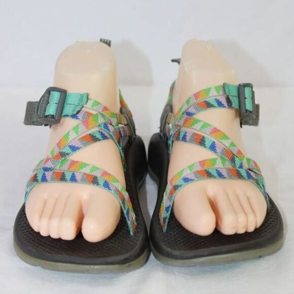 Chaco Multicolored Girls Size 3 Sandals. - Picture 4 of 9